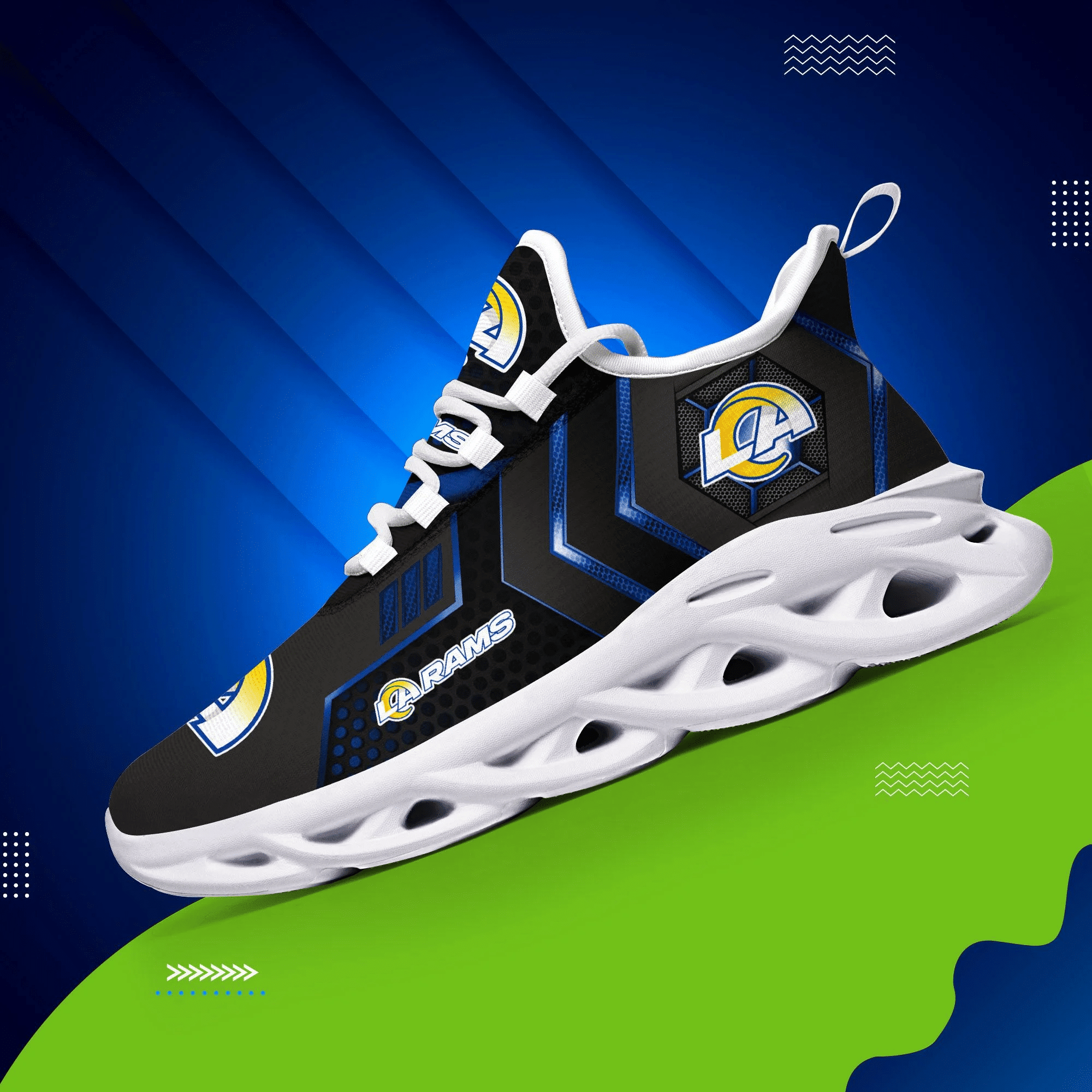 Los Angeles Rams NFL Max Soul Shoes Sneakers For Men And Women Calebmatthewhans