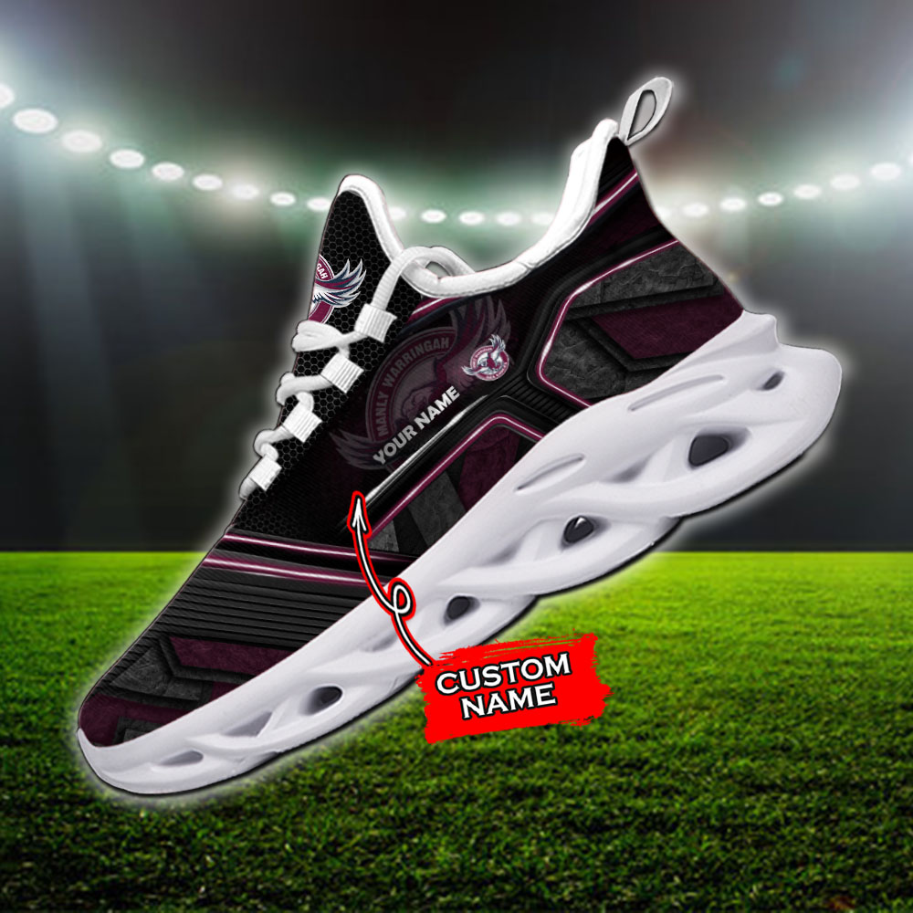 Manly Warringah Sea Eagles NRL Max Soul Shoes Sneakers For Men And Women Calebmatthewhans