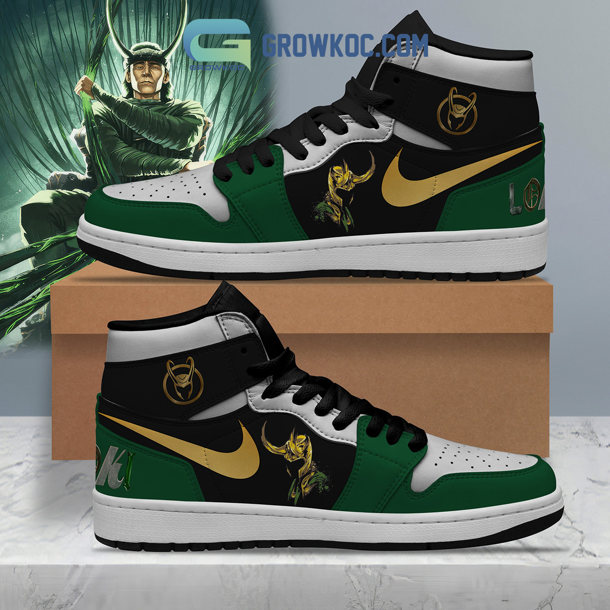 Marvel AJ1 High Sneakers Shoes For Men And Women Calebmatthewhans