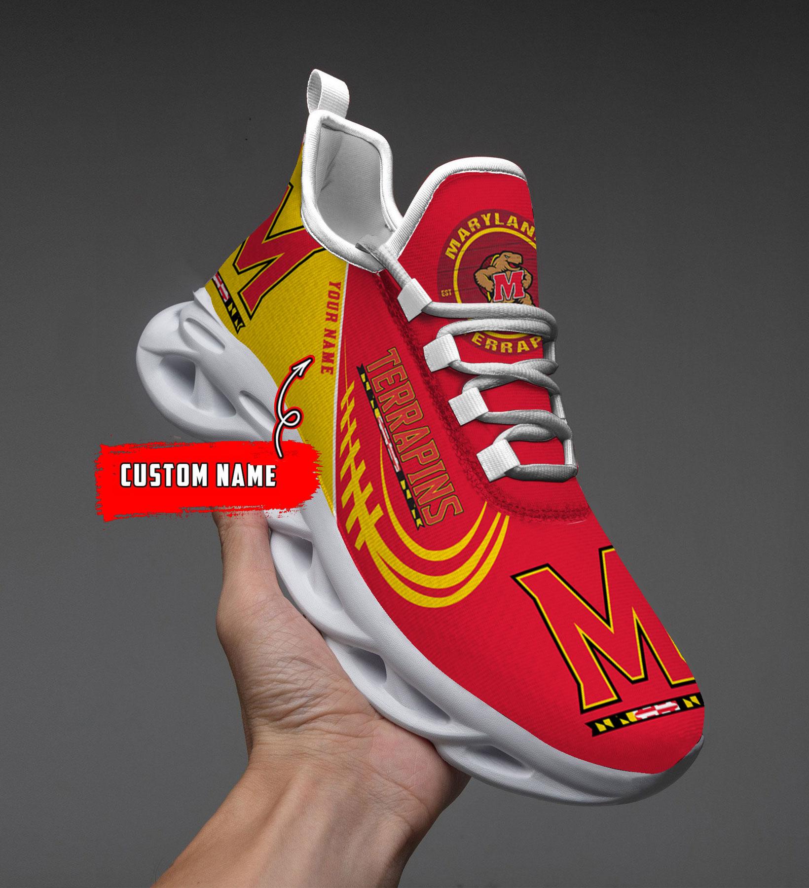 Maryland Terrapins Max Soul Shoes Sneakers For Men And Women Calebmatthewhans