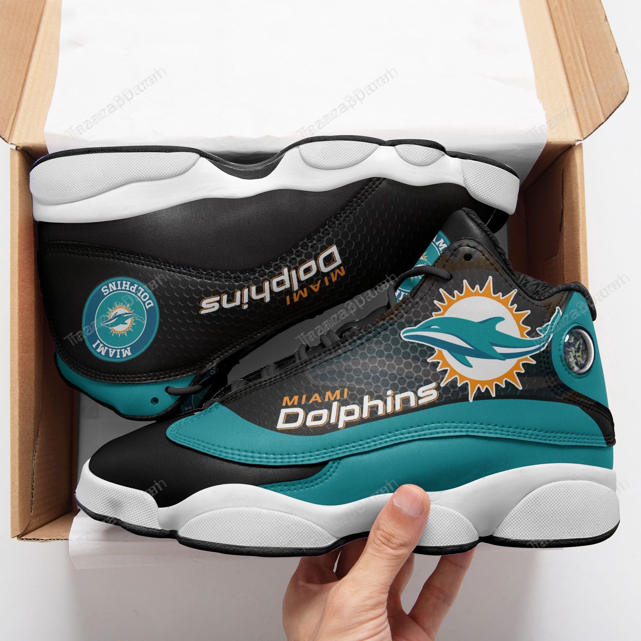 Miami Dolphins AJ13 Sneakers Shoes For Men And Women Calebmatthewhans
