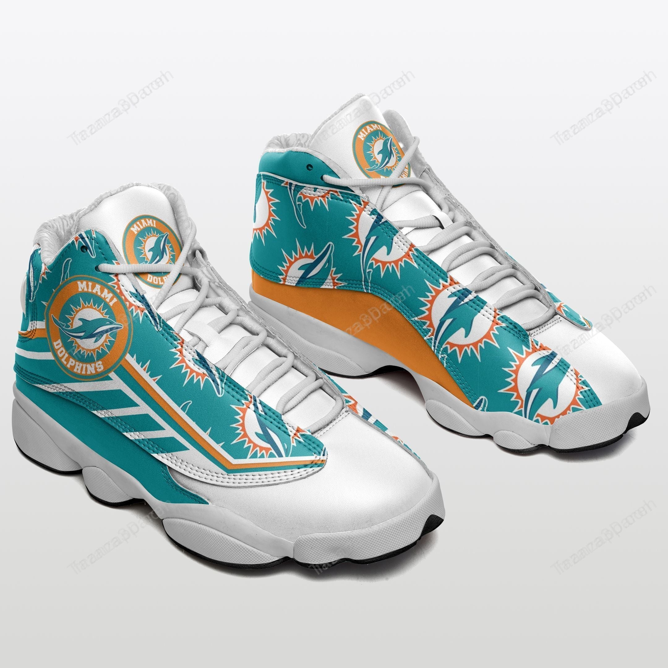 Miami Dolphins AJ13 Sneakers Shoes For Men And Women Calebmatthewhans