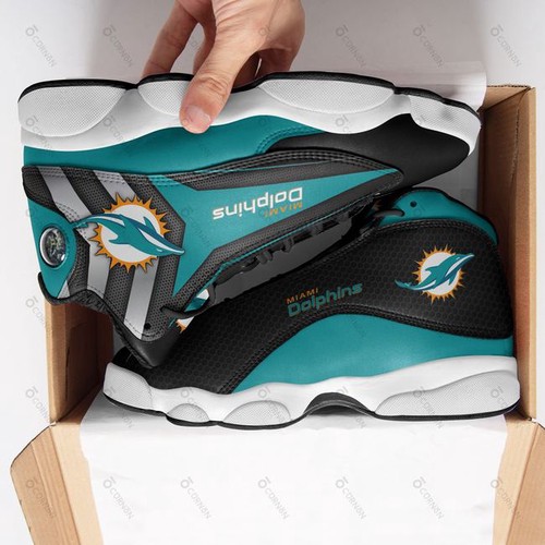 Miami Dolphins AJ13 Sneakers Shoes For Men And Women Calebmatthewhans