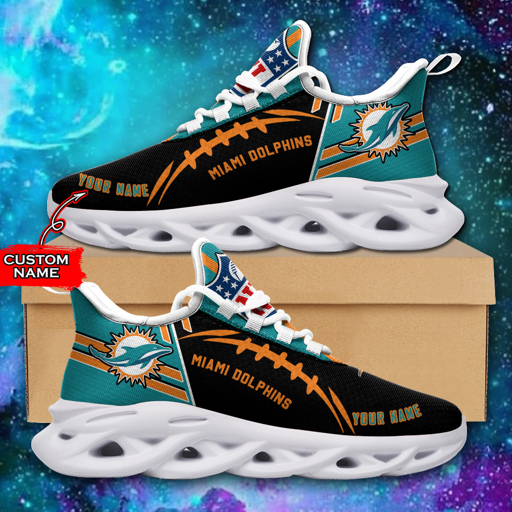 Miami Dolphins Max Soul Shoes Sneakers For Men And Women Calebmatthewhans