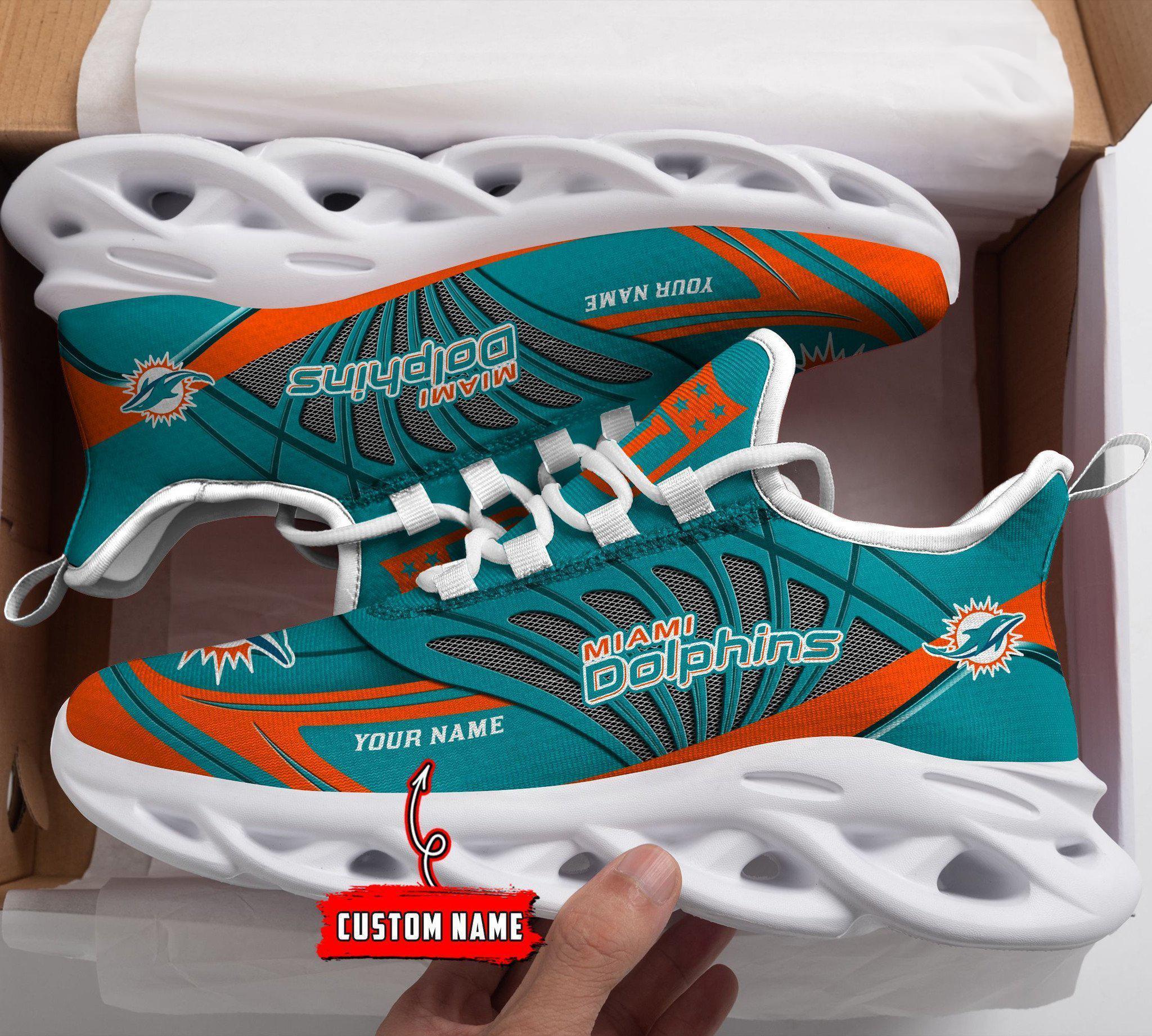 Miami Dolphins Max Soul Shoes Sneakers For Men And Women Calebmatthewhans