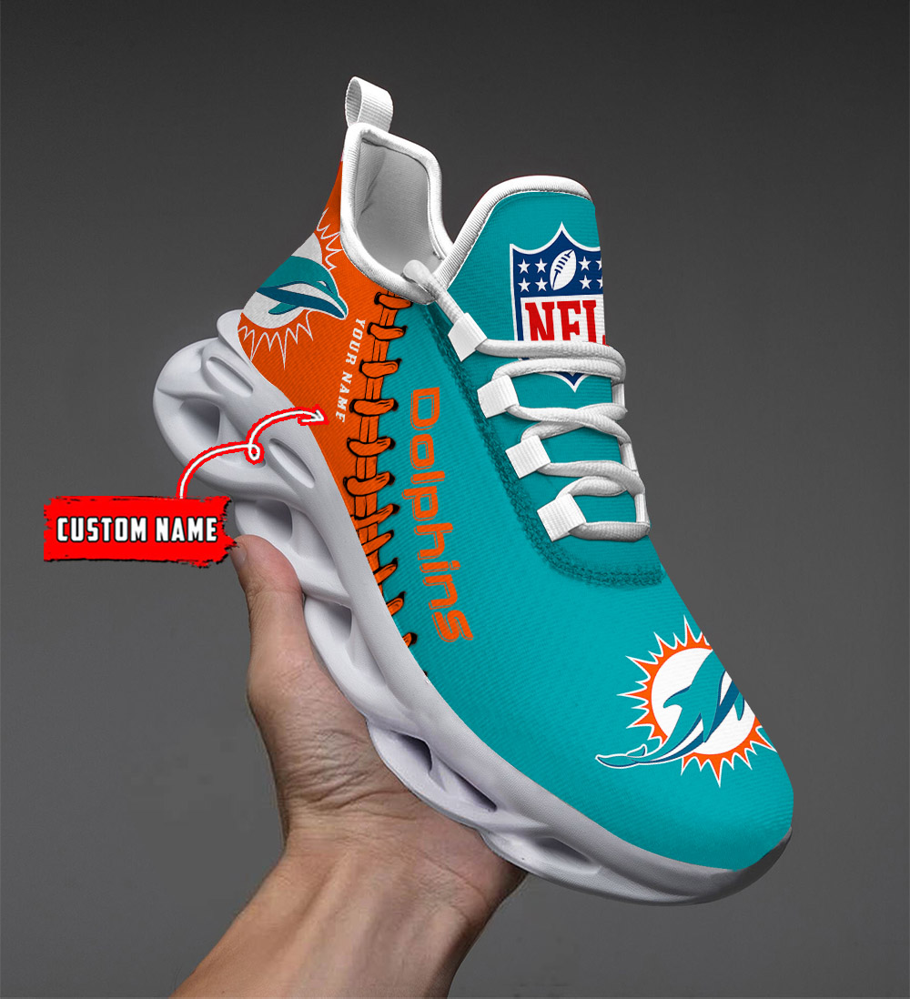 Miami Dolphins NFL Max Soul Shoes Sneakers For Men And Women Calebmatthewhans