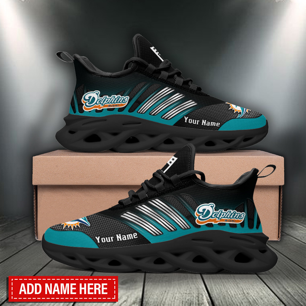 Miami Dolphins NFL Max Soul Shoes Sneakers For Men And Women Calebmatthewhans