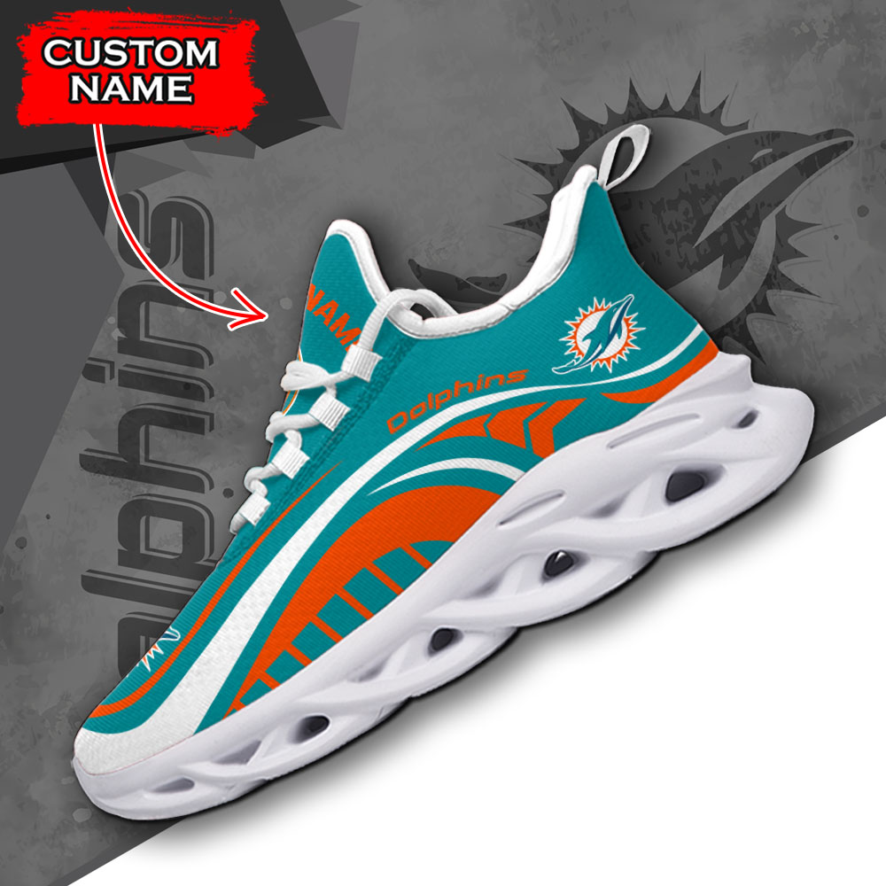 Miami Dolphins NFL Max Soul Shoes Sneakers For Men And Women Calebmatthewhans