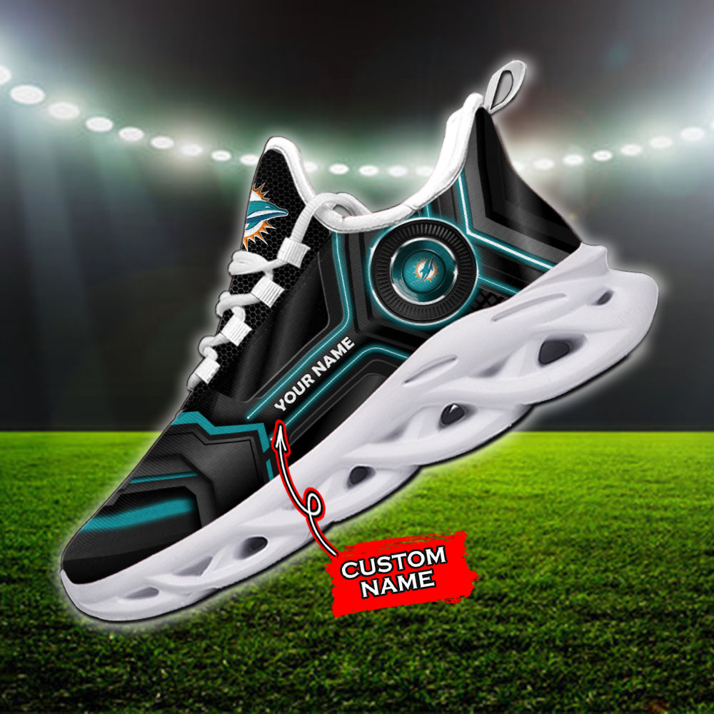 Miami Dolphins NFL Max Soul Shoes Sneakers For Men And Women Calebmatthewhans