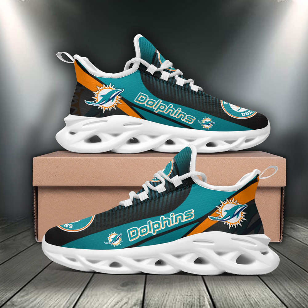 Miami Dolphins NFL Max Soul Shoes Sneakers For Men And Women Calebmatthewhans