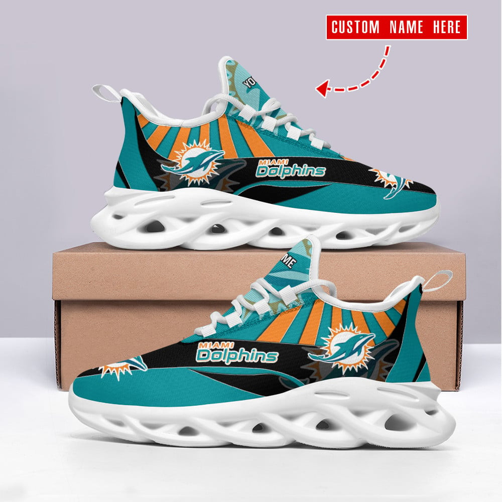Miami Dolphins NFL Max Soul Shoes Sneakers For Men And Women Calebmatthewhans