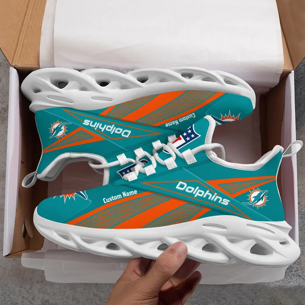 Miami Dolphins NFL Max Soul Shoes Sneakers For Men And Women Calebmatthewhans