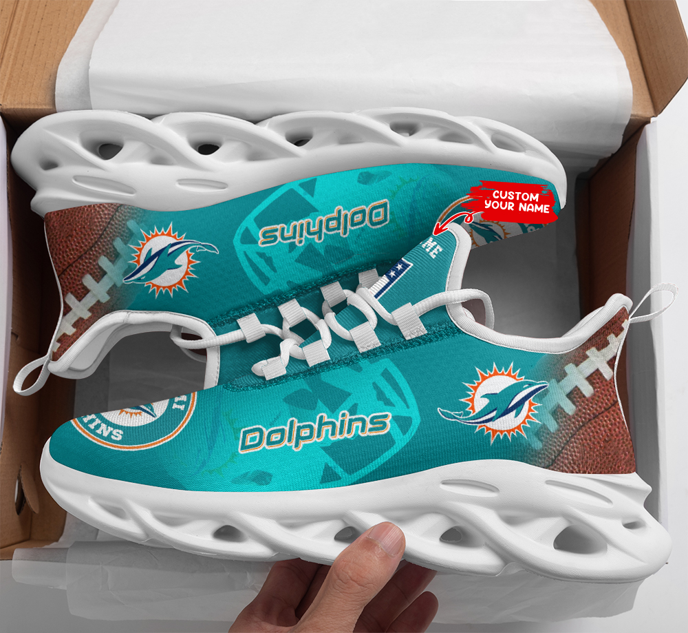 Miami Dolphins NFL Max Soul Shoes Sneakers For Men And Women Calebmatthewhans