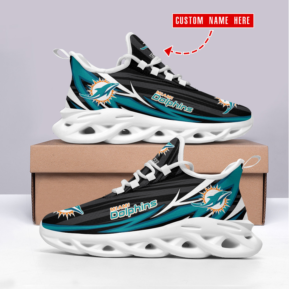 Miami Dolphins NFL Max Soul Shoes Sneakers For Men And Women Calebmatthewhans