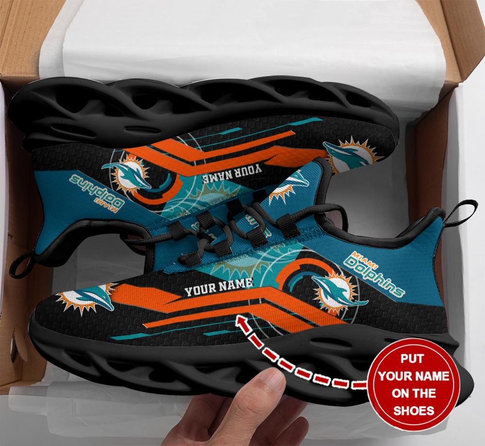 Miami Dolphins NFL Max Soul Shoes Sneakers For Men And Women Calebmatthewhans