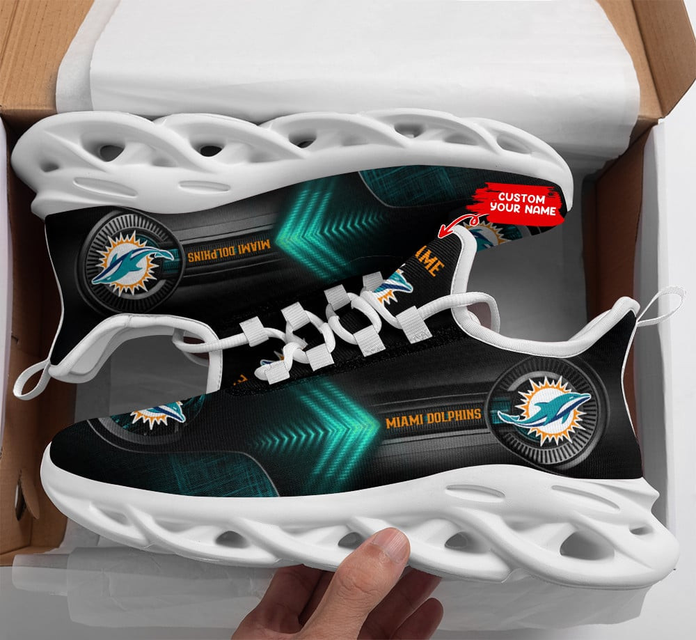 Miami Dolphins NFL Max Soul Shoes Sneakers For Men And Women Calebmatthewhans