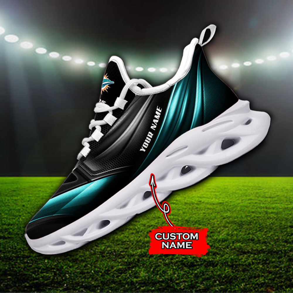 Miami Dolphins NFL Max Soul Shoes Sneakers For Men And Women Calebmatthewhans