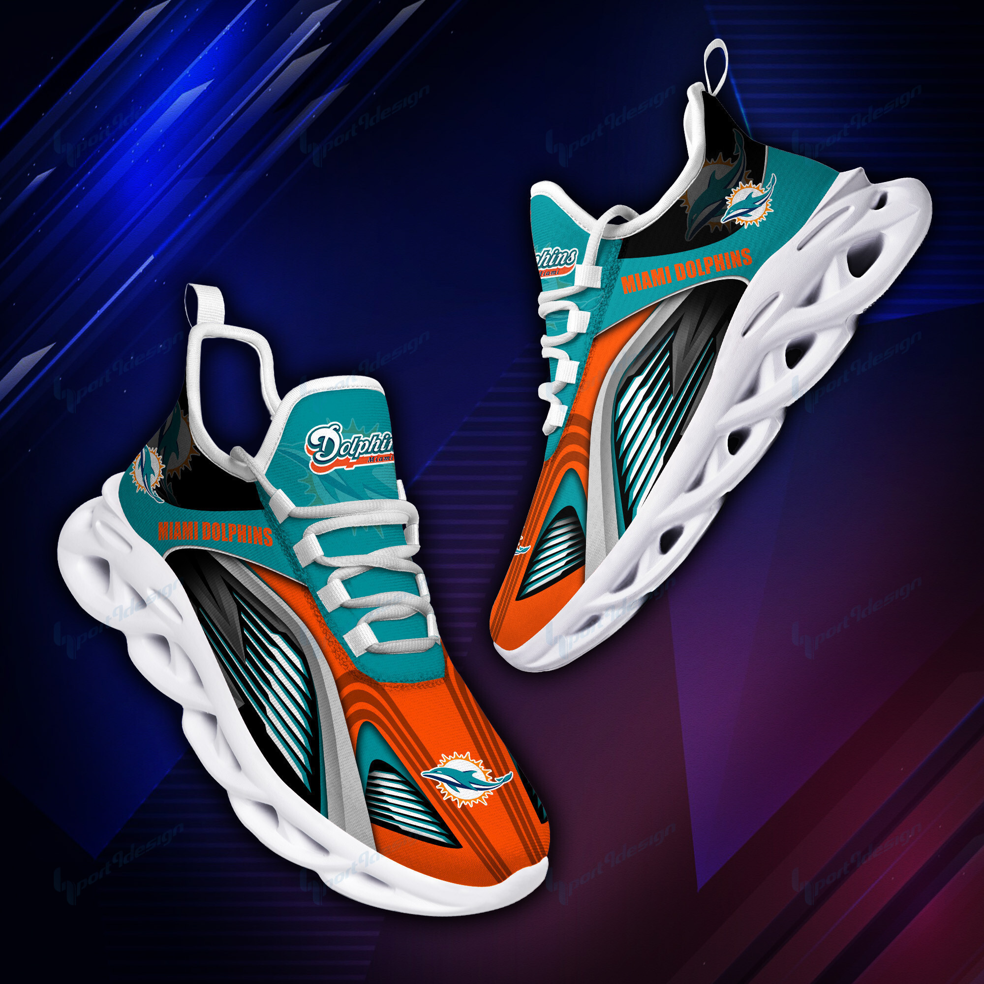 Miami Dolphins NFL Max Soul Shoes Sneakers For Men And Women Calebmatthewhans