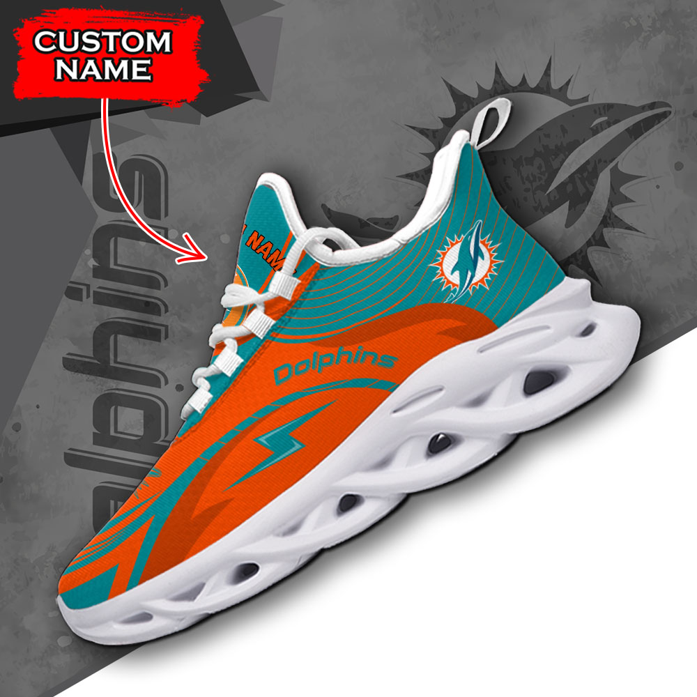 Miami Dolphins NFL Max Soul Shoes Sneakers For Men And Women Calebmatthewhans