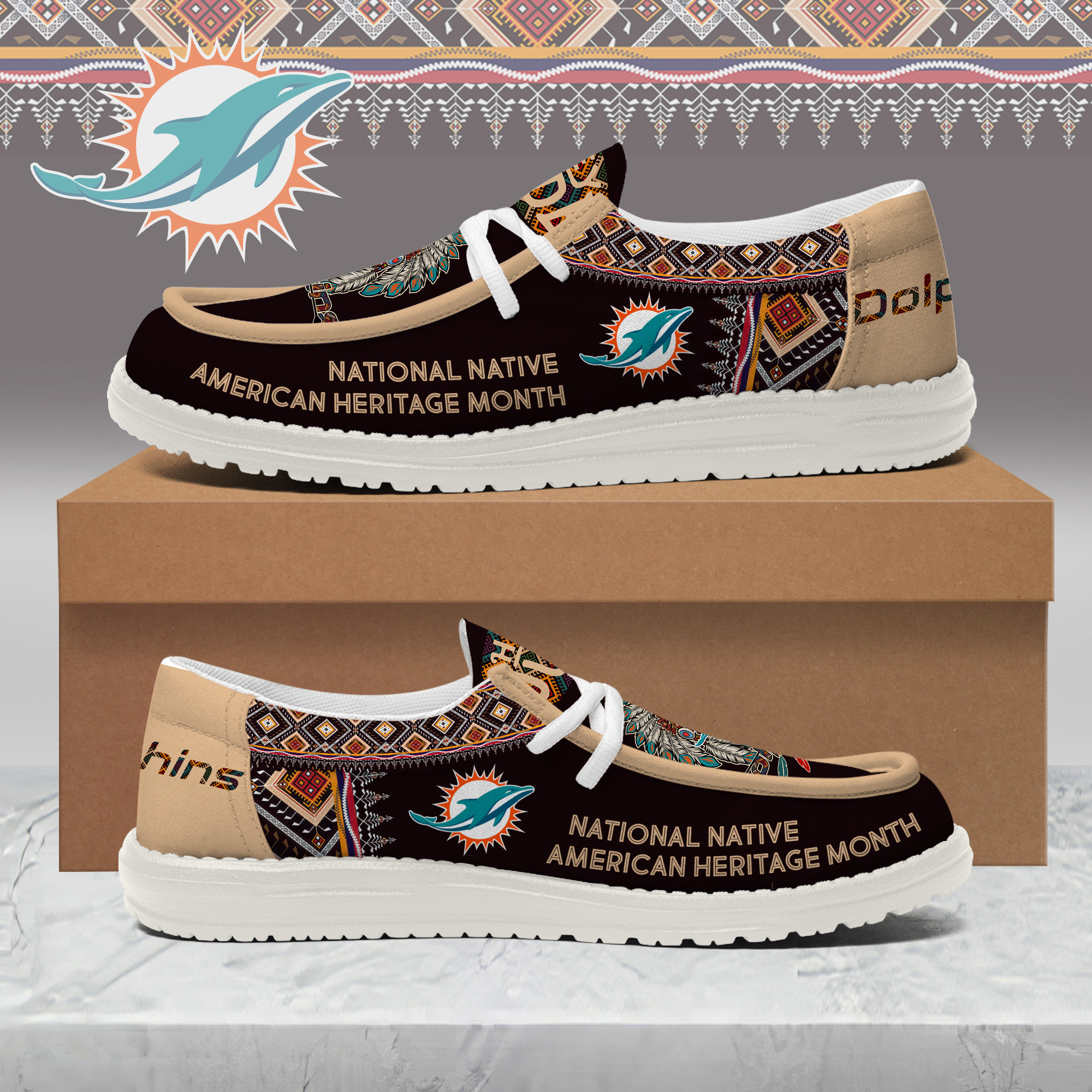 Miami Dolphins Personalized Hey Dude Shoes For Men And Women Calebmatthewhans
