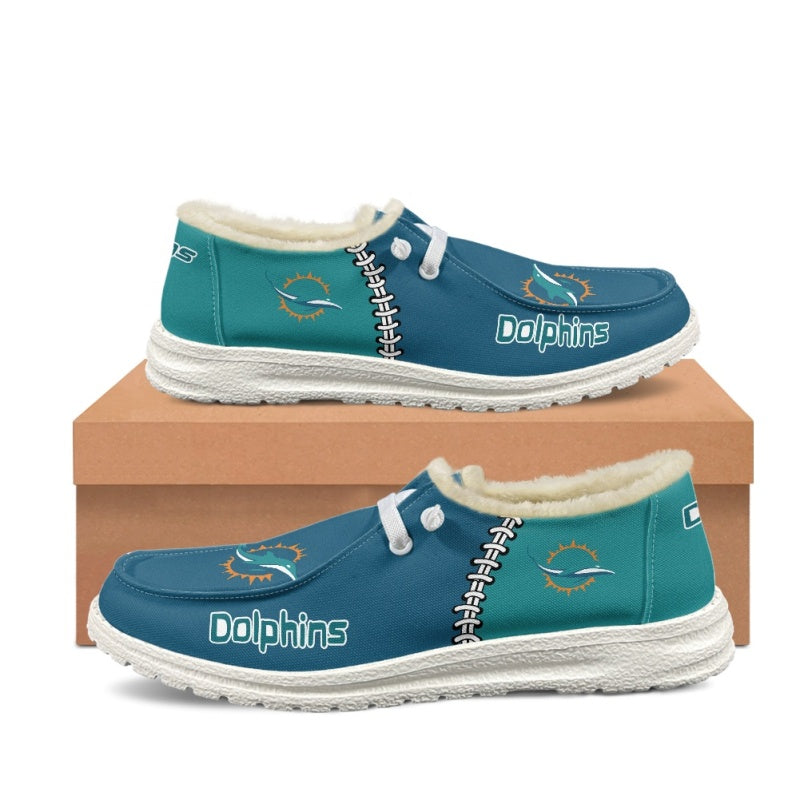 Miami Dolphins Personalized Hey Dude Shoes For Men And Women Calebmatthewhans