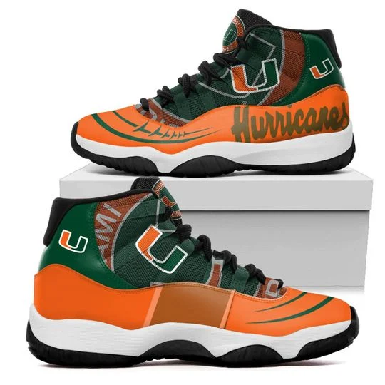 Miami Hurricanes AJ13 Sneakers Shoes For Men And Women Calebmatthewhans