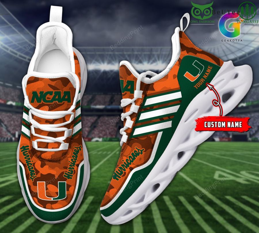 Miami Hurricanes Max Soul Shoes Sneakers For Men And Women Calebmatthewhans