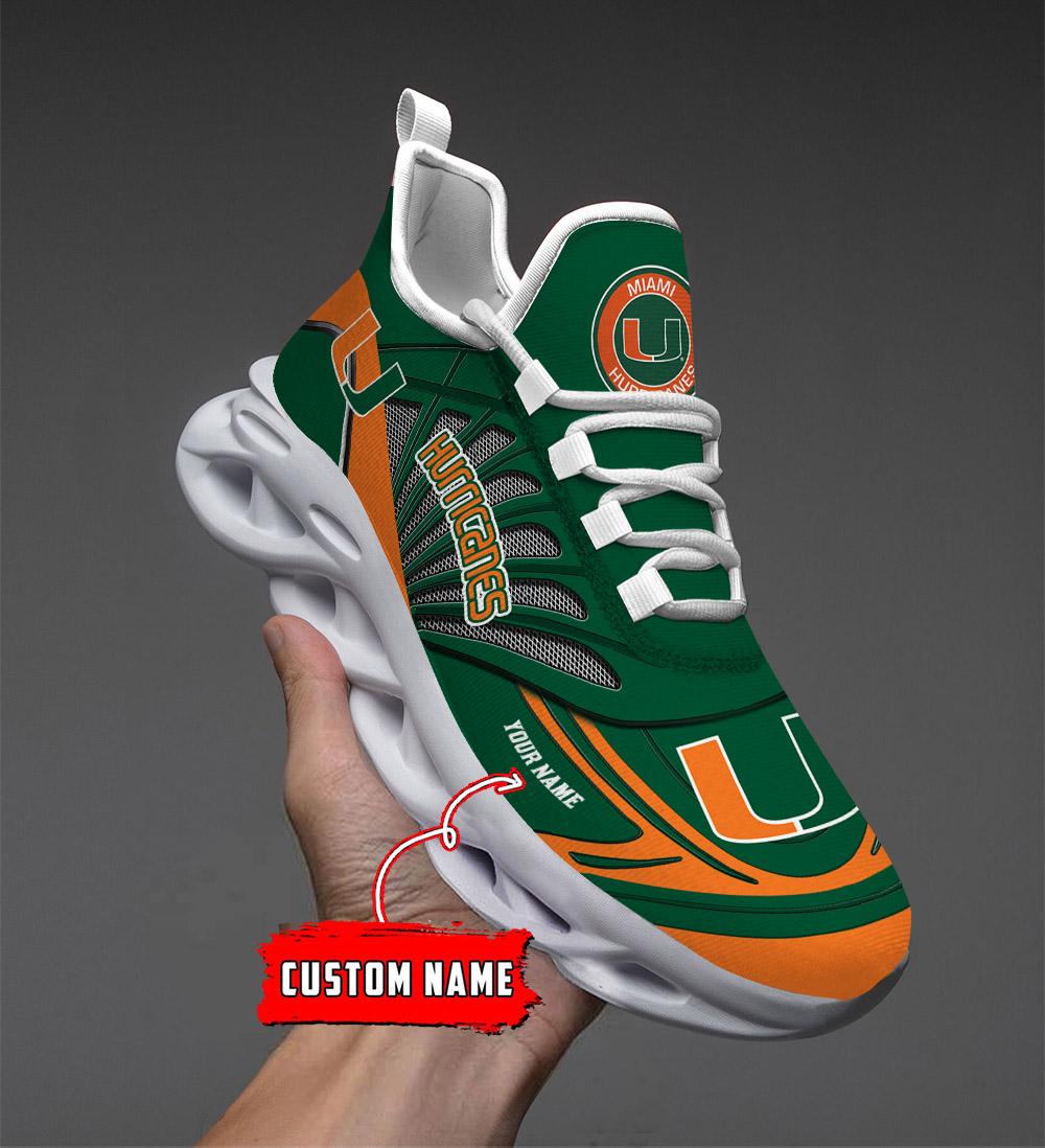 Miami Hurricanes Max Soul Shoes Sneakers For Men And Women Calebmatthewhans