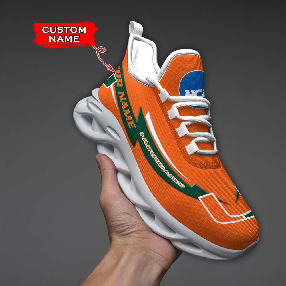 Miami Hurricanes NCAA Max Soul Shoes Sneakers For Men And Women Calebmatthewhans