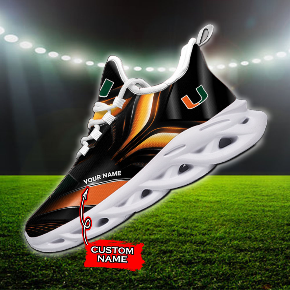 Miami Hurricanes NCAA Max Soul Shoes Sneakers For Men And Women Calebmatthewhans