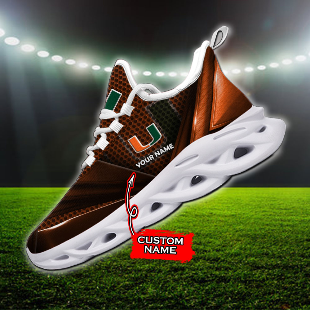Miami Hurricanes NCAA Max Soul Shoes Sneakers For Men And Women Calebmatthewhans