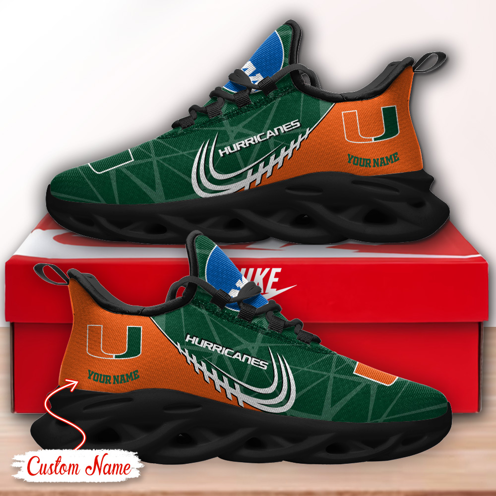 Miami Hurricanes NCAA Max Soul Shoes Sneakers For Men And Women Calebmatthewhans