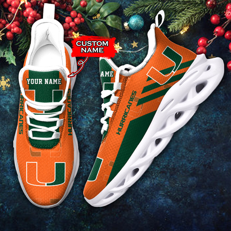 Miami Hurricanes NCAA Max Soul Shoes Sneakers For Men And Women Calebmatthewhans