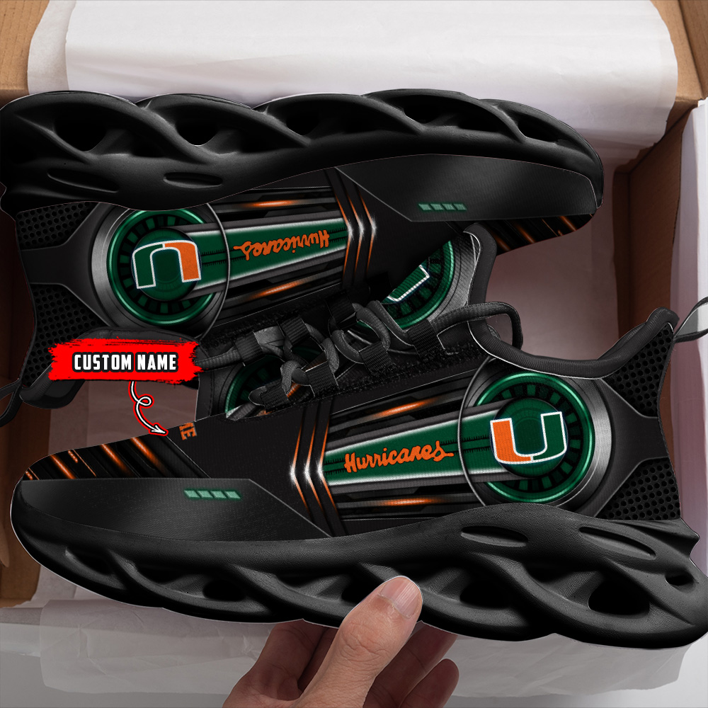 Miami Hurricanes NCAA Max Soul Shoes Sneakers For Men And Women Calebmatthewhans