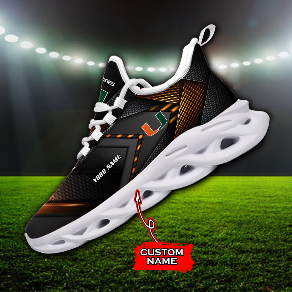 Miami Hurricanes NCAA Max Soul Shoes Sneakers For Men And Women Calebmatthewhans