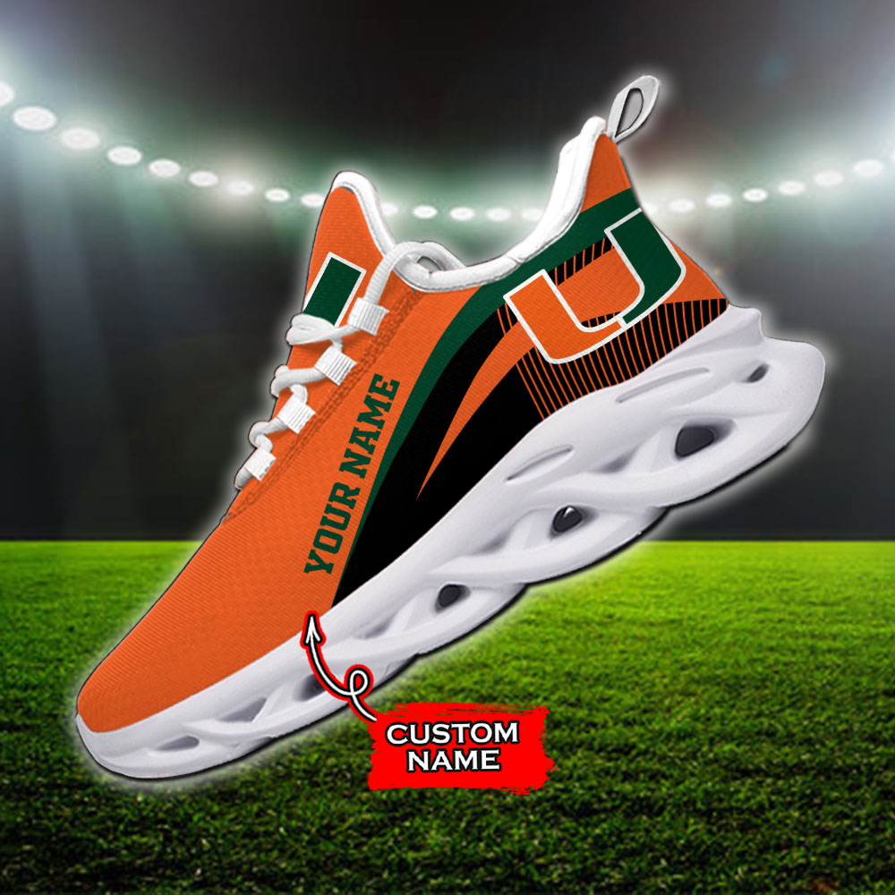 Miami Hurricanes NCAA Max Soul Shoes Sneakers For Men And Women Calebmatthewhans