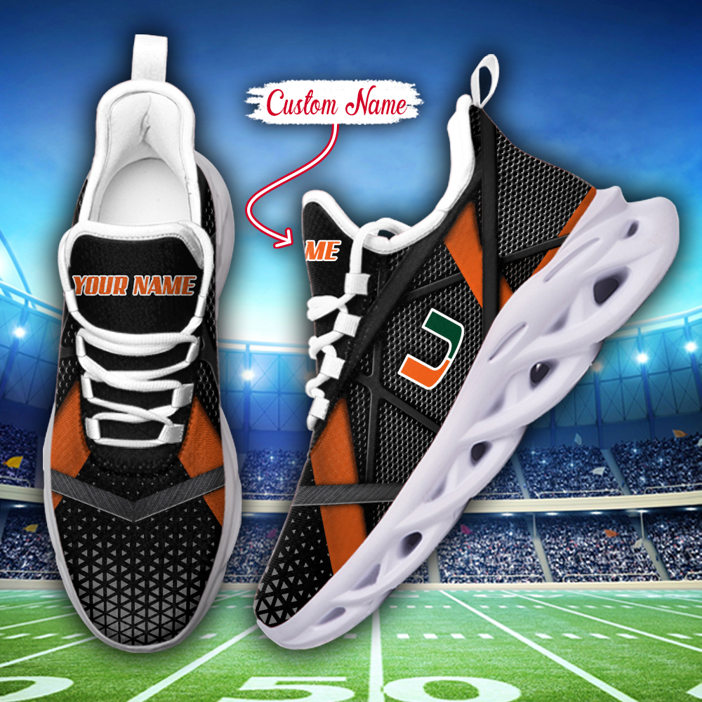 Miami Hurricanes NCAA Max Soul Shoes Sneakers For Men And Women Calebmatthewhans