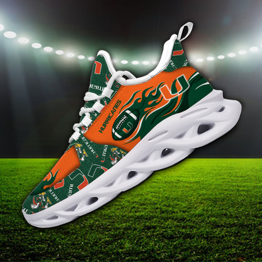 Miami Hurricanes NCAA Max Soul Shoes Sneakers For Men And Women Calebmatthewhans