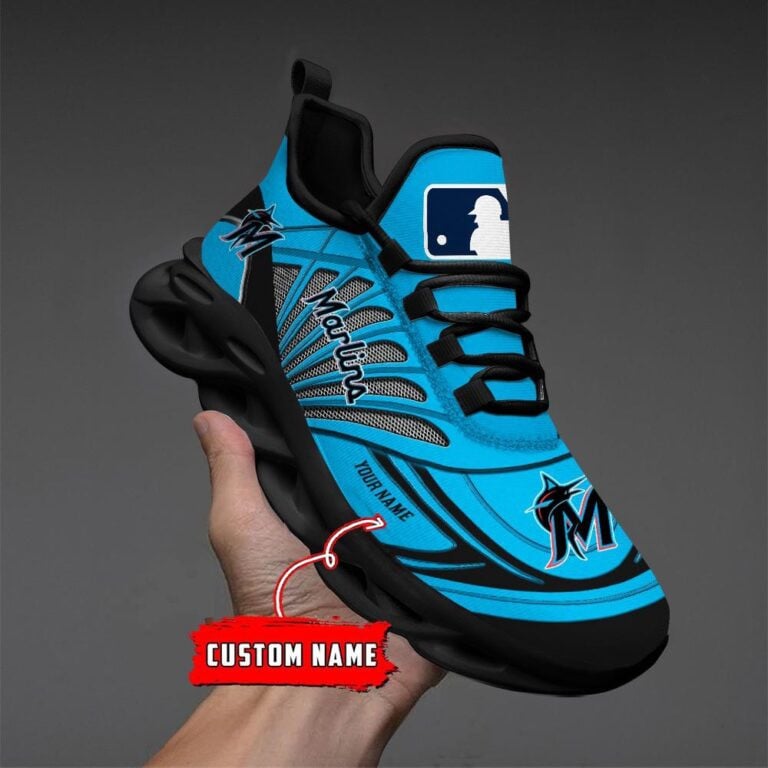 Miami Marlins Max Soul Shoes Sneakers For Men And Women Calebmatthewhans