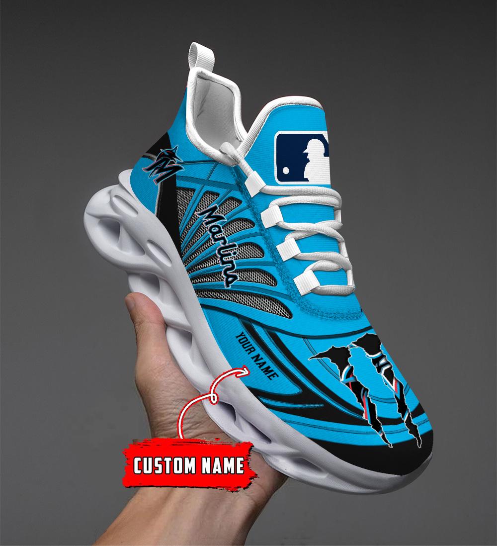 Miami Marlins Max Soul Shoes Sneakers For Men And Women Calebmatthewhans
