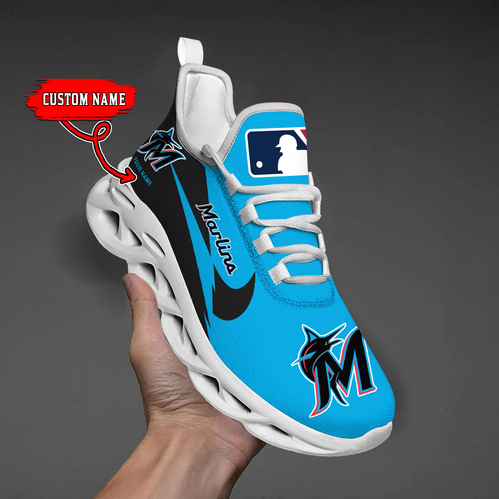 Miami Marlins Max Soul Shoes Sneakers For Men And Women Calebmatthewhans