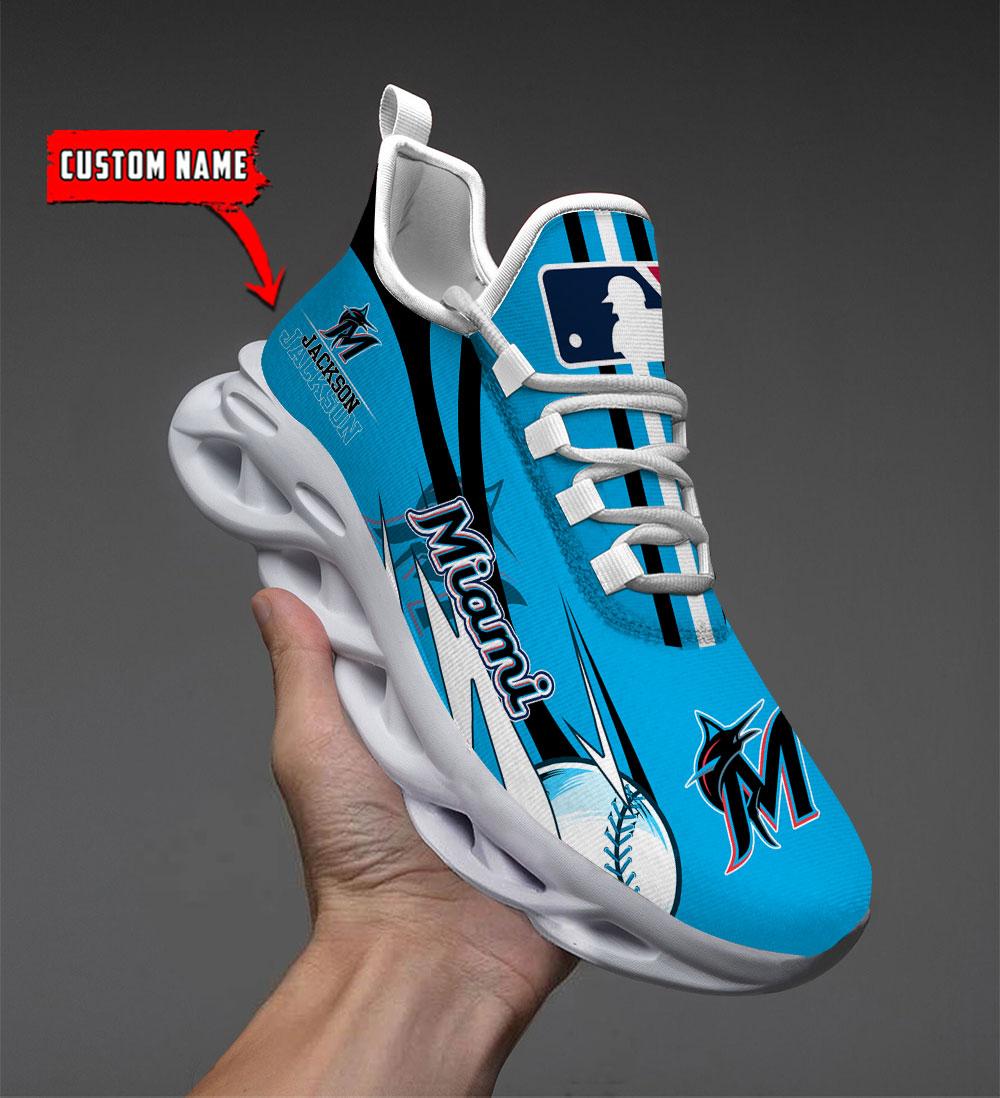 Miami Marlins Max Soul Shoes Sneakers For Men And Women Calebmatthewhans