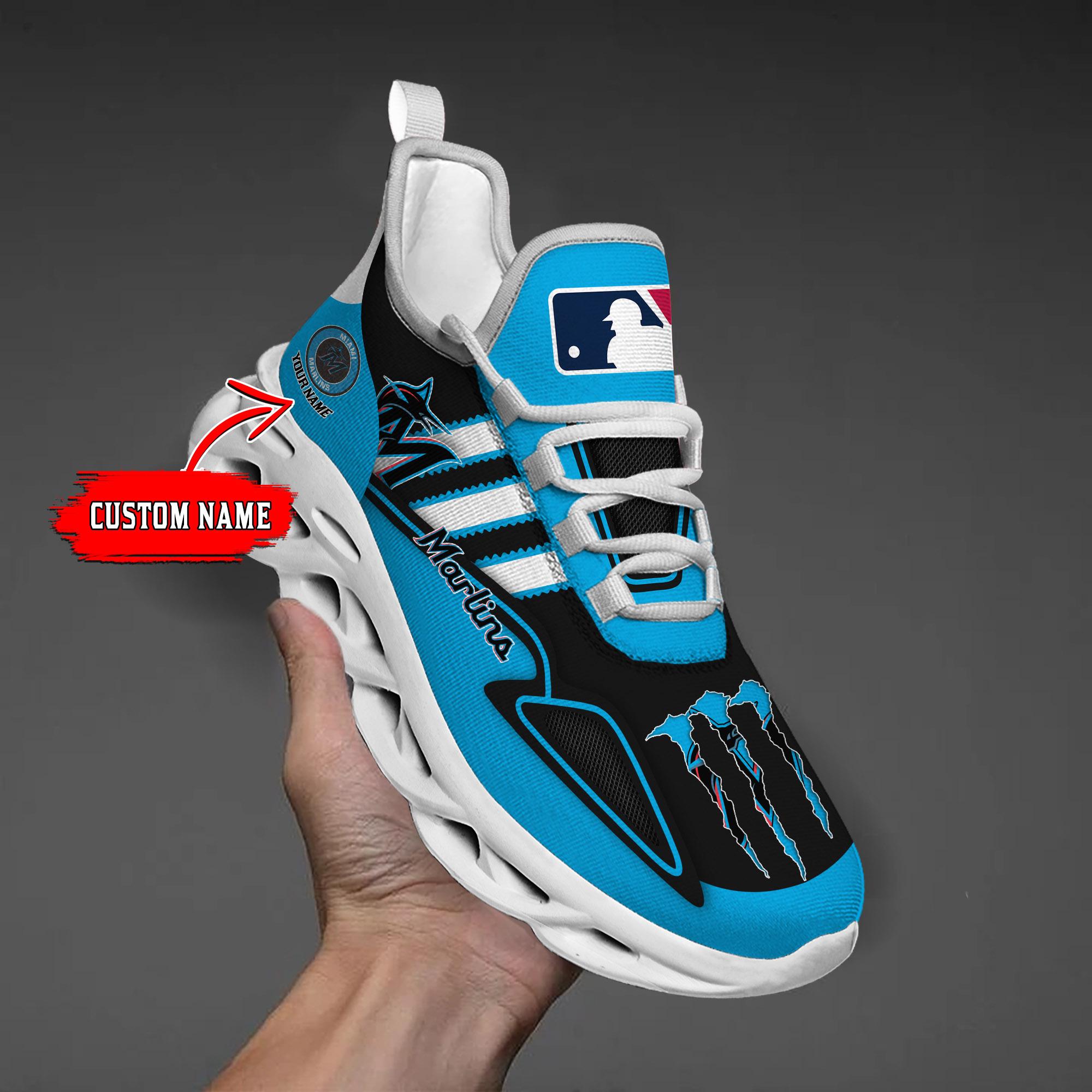 Miami Marlins Max Soul Shoes Sneakers For Men And Women Calebmatthewhans