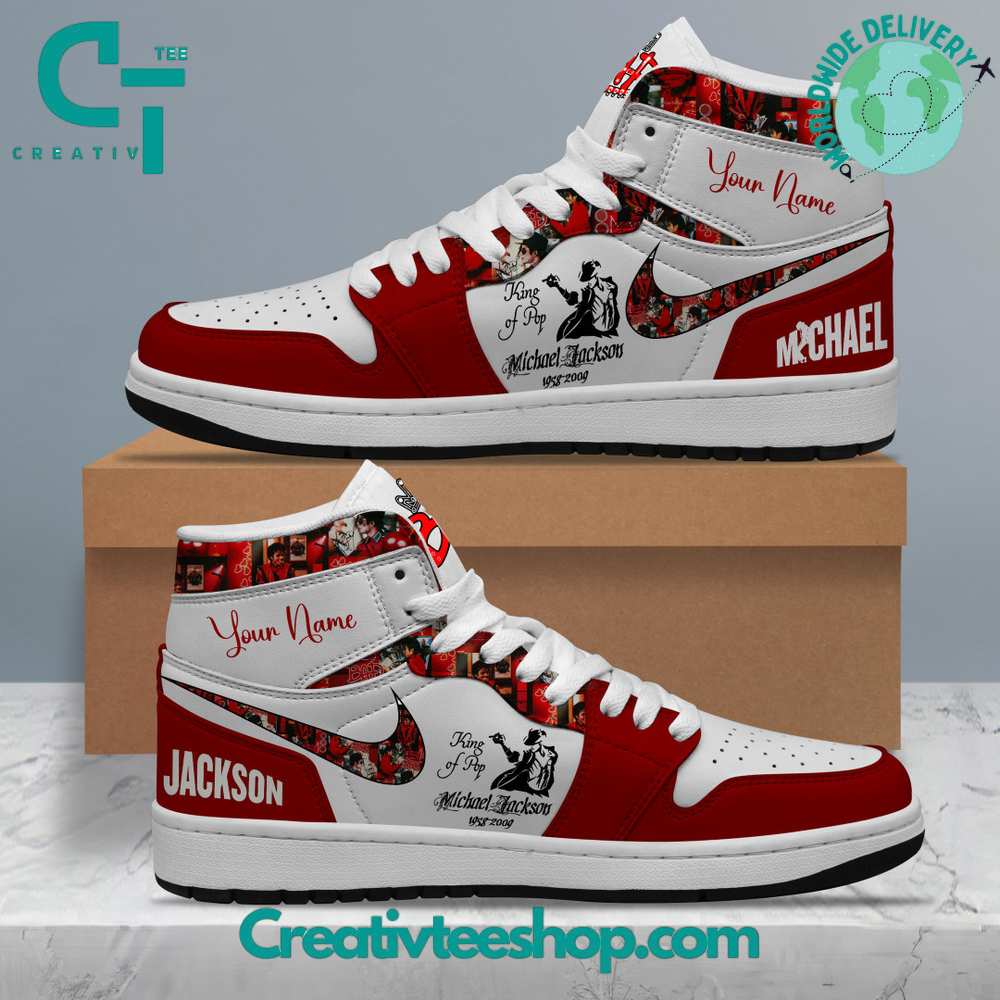 Michael Jackson AJ1 High Sneakers Shoes For Men And Women Calebmatthewhans