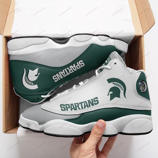 Michigan State Spartans AJ13 Sneakers Shoes For Men And Women Calebmatthewhans