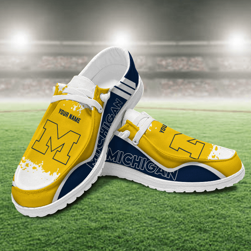 Michigan Wolverines Hey Dude Shoes For Men And Women Calebmatthewhans