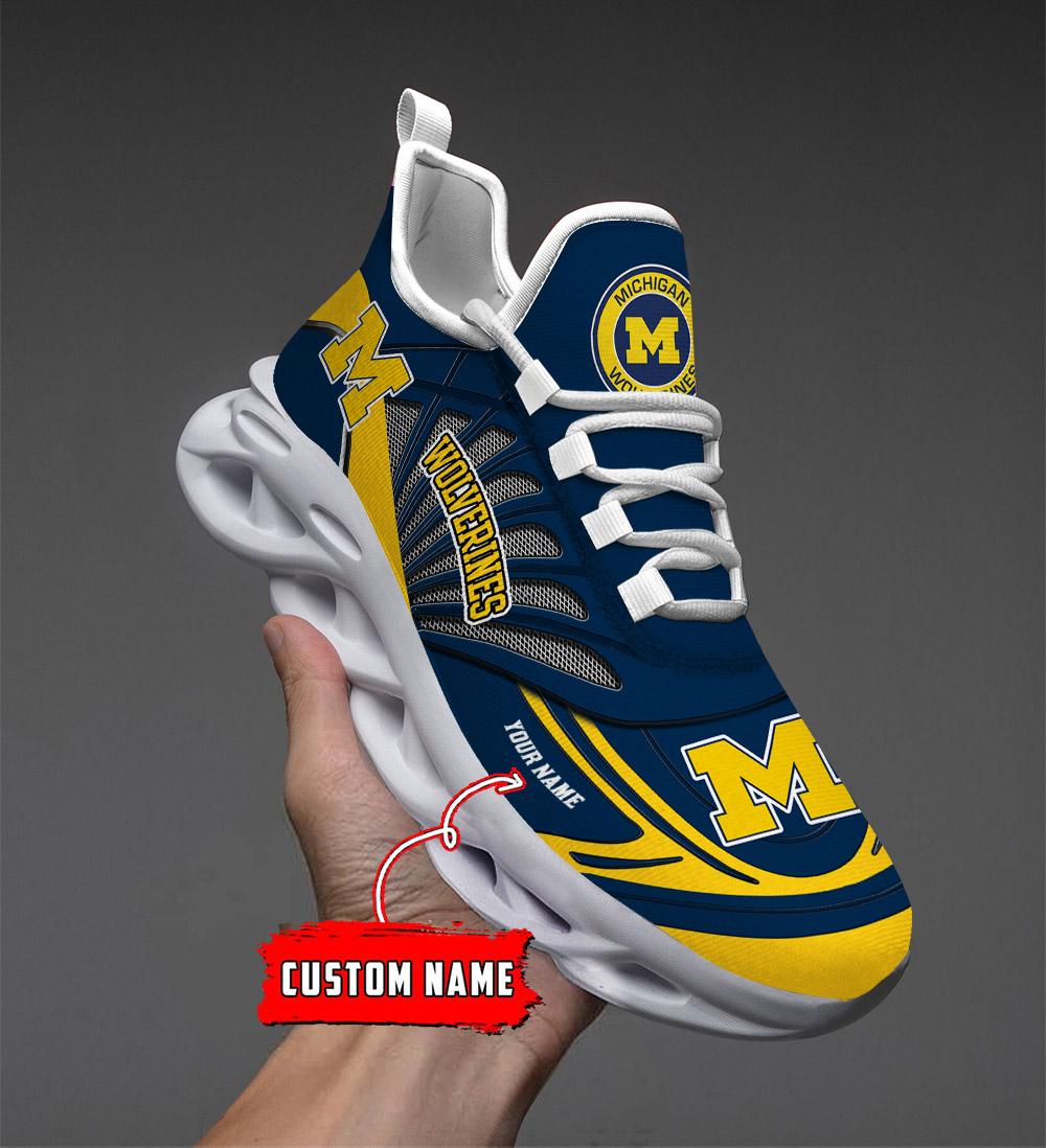 Michigan Wolverines Max Soul Shoes Sneakers For Men And Women Calebmatthewhans