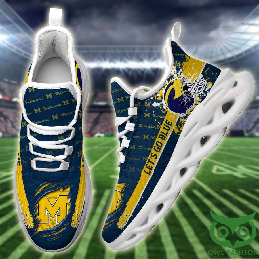 Michigan Wolverines Max Soul Shoes Sneakers For Men And Women Calebmatthewhans