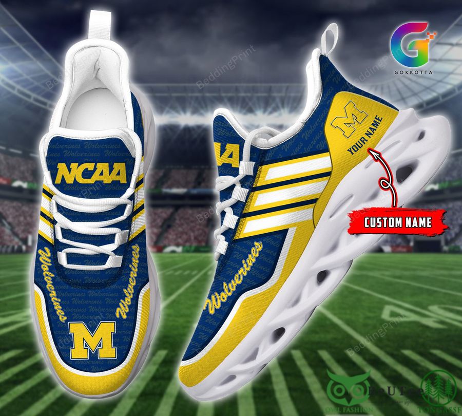 Michigan Wolverines Max Soul Shoes Sneakers For Men And Women Calebmatthewhans