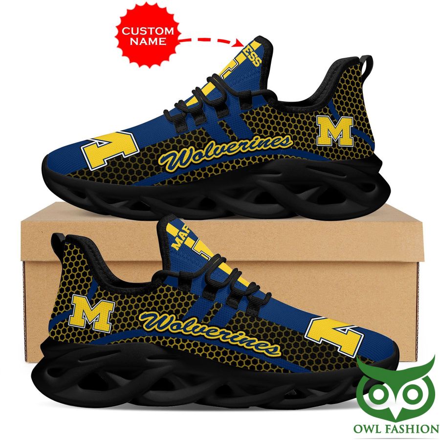 Michigan Wolverines Max Soul Shoes Sneakers For Men And Women Calebmatthewhans